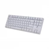 Bàn Phím Cơ Dare-U EK87 White Ice Blue Gaming Red Switch TKL (Trắng)