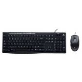 Combo Phím Chuột Logitech MK200 Chính Hãng (Đen)