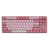Bàn Phím Cơ Dare-U EK87 White Pink Led Gaming Blue Switch TKL (Hồng Trắng)