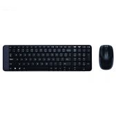 Combo Phím Chuột Không Dây Logitech MK220 Chính Hãng (Đen)