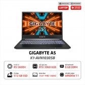 Laptop Gaming Gigabyte A5 K1 AVN1030SB R5 5600H | 8GB | 512GB | RTX 3060 6GB | 15.6 inch FHD | Win11 (Black)