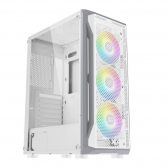 Thùng Máy Case XIGMATEK NYX Air Artic 3F EN40924 | Trắng, Kèm sẵn 3 Fan RGB
