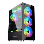 Thùng máy Case 1st Player V2-A (Kèm 4 Fan RGB (Đen)