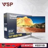 Màn hình VSP V2211S | 21.5 inch, Full HD, VA, 75Hz, 2ms, phẳng, Trắng / Đen