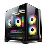 Thùng máy Case Magic Aqua M | Đen, M-ATX, Không Fan