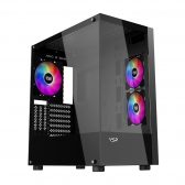 Thùng máy Case VSP Aquanaut AX4 | ATX, Đen, Không Fan