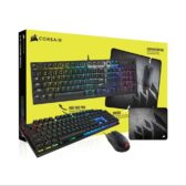 Combo Corsair Phím Cơ K60 Pro RGB + Chuột Harpoon RGB Pro + Pad chuột MM300 Medium