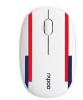 Chuột Rapoo M650 Silent (White Red Blue) England
