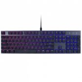 Bàn Phím Cơ Cooler Master SK650 Cherry MX RGB Low Profile Red Switch (Đen) SK-650-GKLR1-US