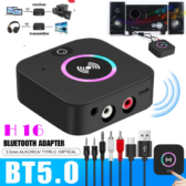 Bộ Thu Phát Bluetooth Không Dây H16 Cho Loa-Âmply-Tivi...V...V...