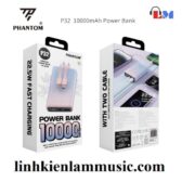 Pin Dự Phòng Sạc Nhanh 22.5W PhanTom P32 10.000mah