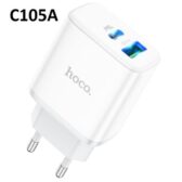 Cốc Nhanh 20W Hoco C105A 2 cổng (USB+Type-c)///1///k