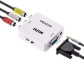 Bộ Chuyển Đổi Cổng Mini Av2Vga Video AV RCA Cvbs Sang VGA 3.5mm///DL///1
