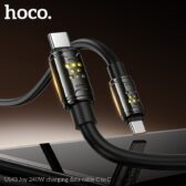 Cáp Sạc Nhanh 240W Hoco U143 (2 đầu type-c)