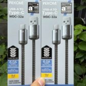 Cáp sạc nhanh 6.0A Wekome WDC-32a USB ra Type-c và Cáp Sạc Samsung S10 Zin Linh Kiện (Usb ra Type-c)