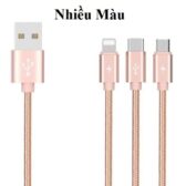 Cáp sạc dây dù 1M2 quấn khay USB ra Micro///dl (sale)