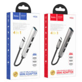 Hub 4 Cổng Hoco HB26 Type-c Ra (USB 3.0 + 3 USB 2.0)