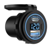 Tẩu sạc nhanh 36W xe máy/ ô tô 305 (1 USB + 1 Type-c)…HDDT