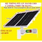 Bộ Pin Nguồn Năng Lượng Mặt Trời 80W-40ah (hàng đặt trong ngày)
