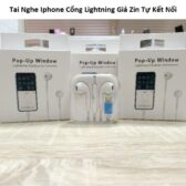 Tai Nghe Iphone Cổng Lightning Giả Zin Tự Kết Nối (hộp giấy hoặc hộp meka)