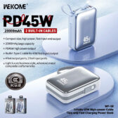 Pin dự phòng Sạc nhanh 45W WEKOME WP-50 20.000mAh. BP. G.itx2