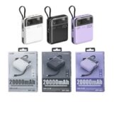 Pin Dự Phòng Sạc Nhanh 22.5W Remax RPP-603 20.000mah. G.itx2. HDDT