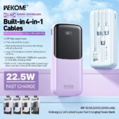 Pin Dự Phòng Sạc Nhanh 22.5W Wekome WP-66 20.000mah/ WP-65 10.000mah. BP