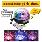 Đèn Led Vũ Trường 7 Màu Nháy Theo Nhạc Có USB Loa Bluetooth