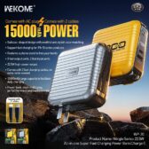 Pin dự phòng sạc nhanh 22.5W Wekome WP-20 15.000mah. G.itx2