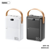 Pin Dự Phòng Sạc Nhanh 27W Remax RPP-118 80.000mAh. (hàng đặt trong ngày)